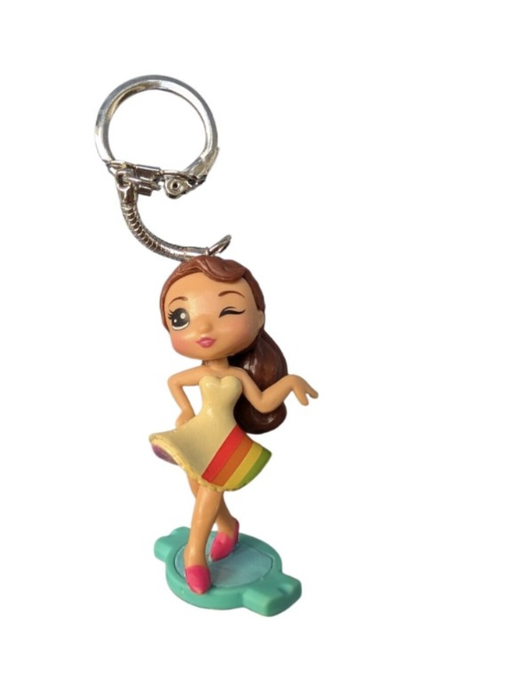 5 For $25 🩷 Cute Party Pop Teenies Surprise Girl Keychain